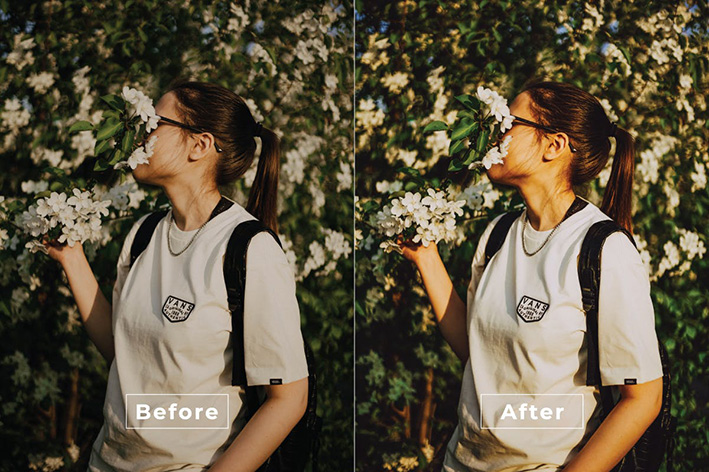 20 پریست لایت روم رنگی تم رنگ گرم Bhanu Lightroom Preset 20 پریست لایت روم رنگی تم رنگ گرم Bhanu Lightroom Preset