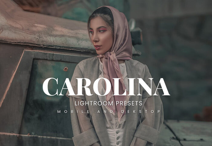 20 پریست لایت روم رنگی فشن حرفه ای Carolina Lightroom Presets