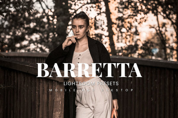 20 پریست لایت روم رنگی پرتره حرفه ای Barretta Lightroom Presets
