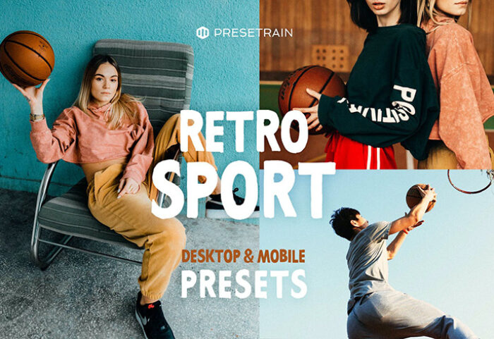 20 پریست لایت روم ورزشی تم قدیمی Retro Sport Lightroom Presets