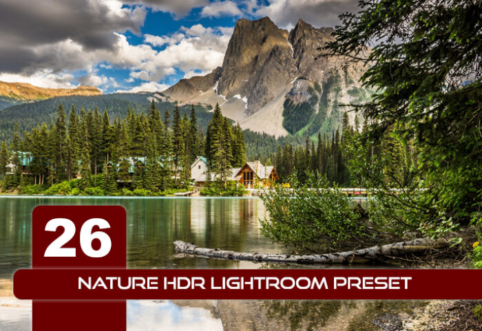 26 پریست لایت روم حرفه ای HDR طبیعت Nature HDR Lightroom Preset