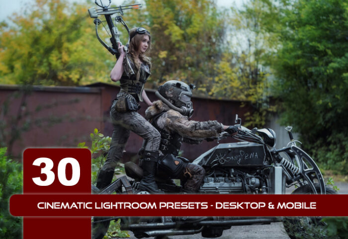 30 پریست لایت روم سینمایی و پریست کمرا راو فتوشاپ Cinematic Lightroom Presets