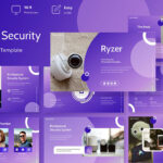 35 قالب پاورپوینت و گوگل اسلایدر دوربین مدار بسته Home Security Powerpoint Templates