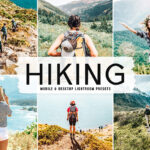 40 پریست لایت روم طبیعت و پریست کمرا راو و اکشن فتوشاپ Hiking Lightroom Presets