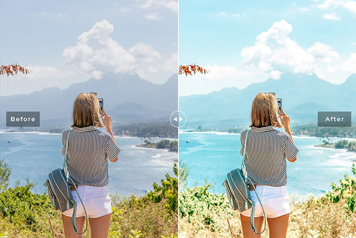 40 پریست لایت روم طبیعت و پریست کمرا راو و اکشن فتوشاپ Hiking Lightroom Presets