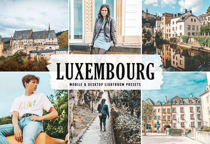 40 پریست لایت روم و پریست کمرا راو و اکشن فتوشاپ لوکزامبورگ Luxembourg Lightroom Presets
