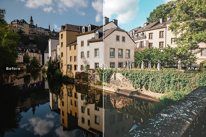 40 پریست لایت روم و پریست کمرا راو و اکشن فتوشاپ لوکزامبورگ Luxembourg Lightroom Presets 40 پریست لایت روم و پریست کمرا راو و اکشن فتوشاپ لوکزامبورگ Luxembourg Lightroom Presets