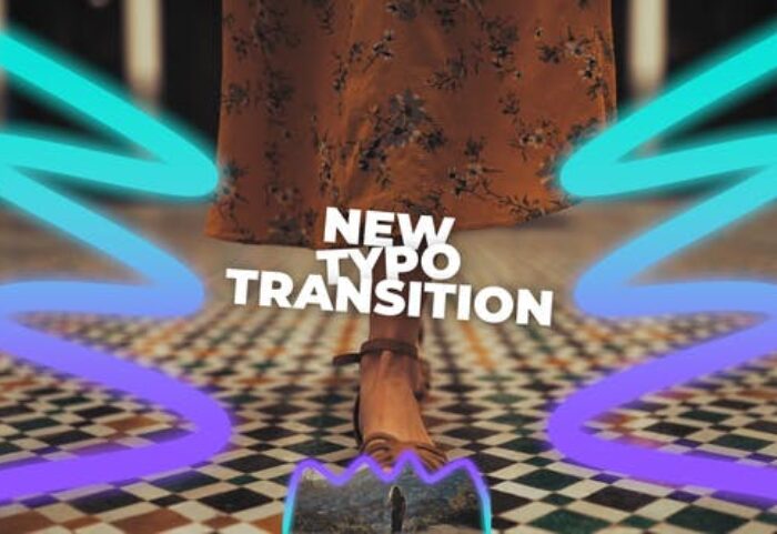 6 تایپوگرافی حرفه ای آماده پریمیر بهمراه ترانزیشن New Typo Transitions
