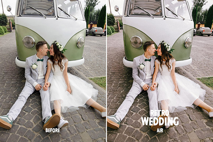 660 پریست لایت روم آپدیت 2021 و پریست کمرا راو فتوشاپ Wedding Presets Bundle