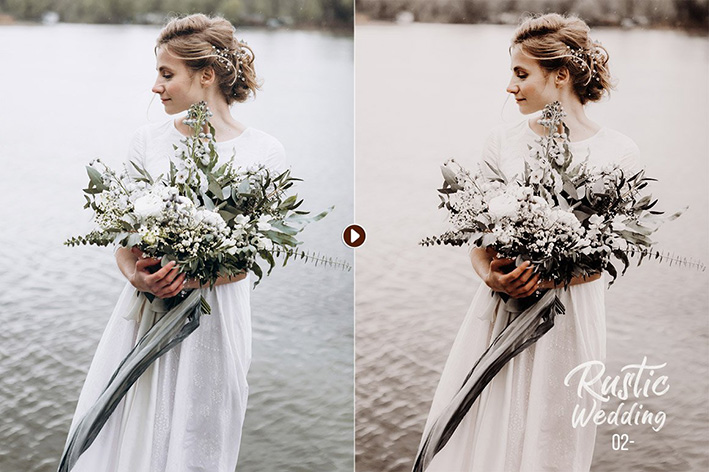 660 پریست لایت روم آپدیت 2021 و پریست کمرا راو فتوشاپ Wedding Presets Bundle