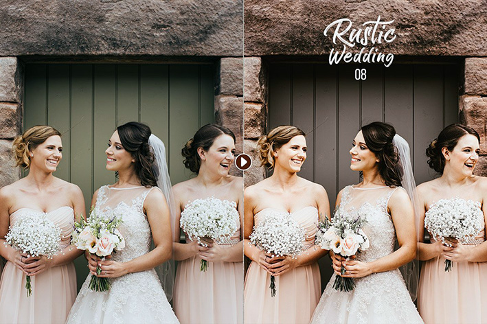 660 پریست لایت روم آپدیت 2021 و پریست کمرا راو فتوشاپ Wedding Presets Bundle