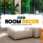 80 پریست لایت روم و پریست کمرا فتوشاپ و اکشن دکوراسیون داخلی Room Decor Presets Actions