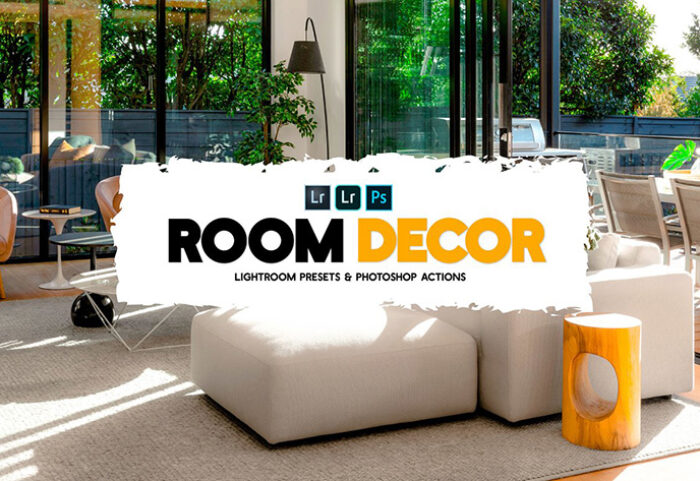 80 پریست لایت روم و پریست کمرا فتوشاپ و اکشن دکوراسیون داخلی Room Decor Presets Actions