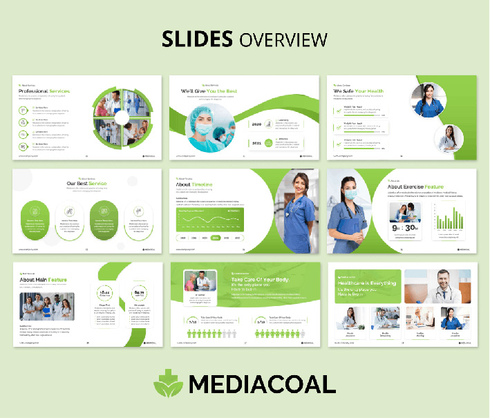 قالب پاورپوینت حرفه ای تم پزشکی Mediacoal – Medical PPT Presentation Template قالب پاورپوینت حرفه ای تم پزشکی Mediacoal – Medical PPT Presentation Template