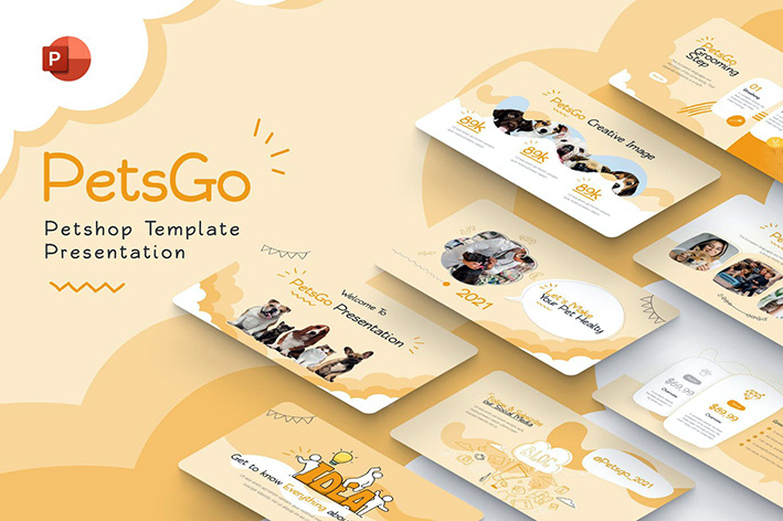 قالب پاورپوینت حرفه ای پت شاپ PetsGo Petshop Creative PowerPoint Template قالب پاورپوینت حرفه ای پت شاپ PetsGo Petshop Creative PowerPoint Template