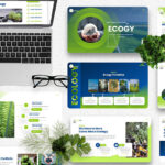 قالب پاورپوینت و گوگل اسلایدر تم محصولات ارگانیک Ecogy Ecology Environment Presentation