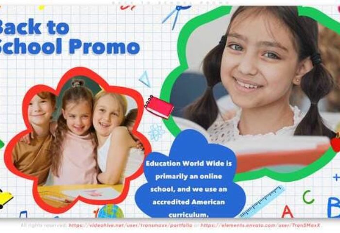 پروژه 2021 افتر افکت کودک با موزیک بازگشت به مدرسه Back To School Promo