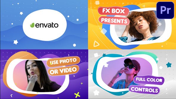 پروژه آماده پریمیر اسلاید شو رنگی با موزیک Colorful Slideshow Premiere Pro MOGRT پروژه آماده پریمیر اسلاید شو رنگی با موزیک Colorful Slideshow Premiere Pro MOGRT