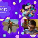 پروژه آماده پریمیر اسلاید شو رنگی کودکانه با موزیک Happy Kids Slideshow