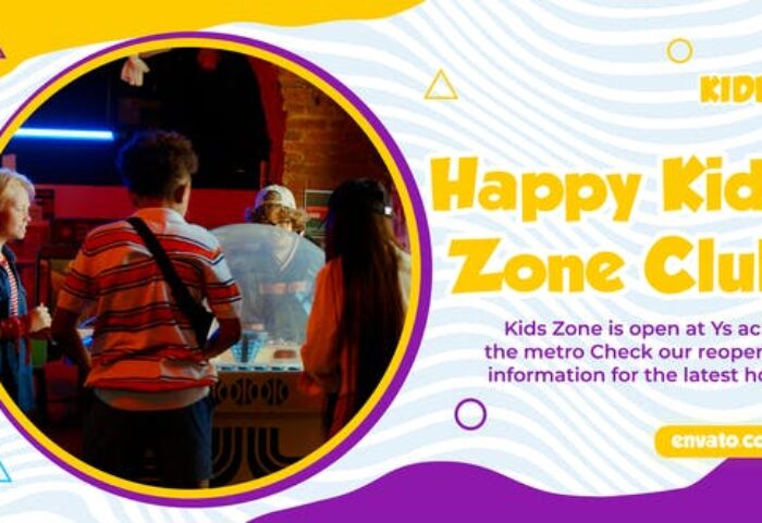 پروژه آماده پریمیر اسلاید شو کودکانه با موزیک Kids Zone Slideshow MOGRT