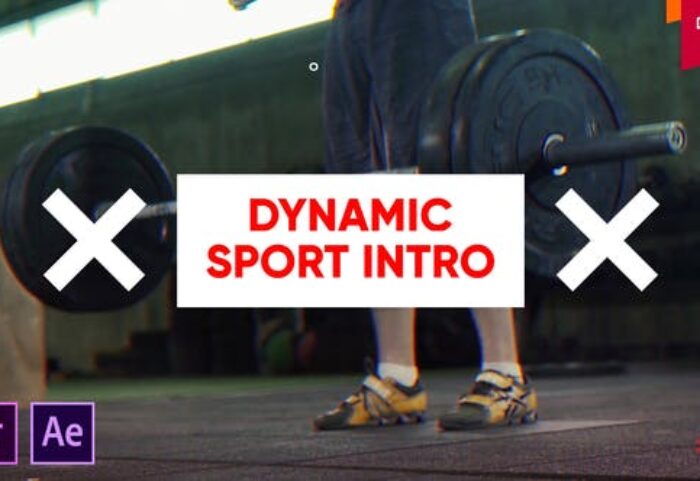پروژه آماده پریمیر اکشن ورزشی با موزیک Dynamic Sport Intro