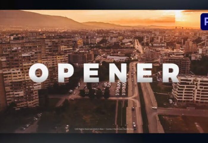 پروژه آماده پریمیر با موزیک تیتراژ و وله حرفه ای Opener for Premiere Pro