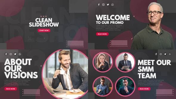 پروژه افتر افکت 2021 با موزیک تبلیغات مدرن Clean Slideshow پروژه افتر افکت 2021 با موزیک تبلیغات مدرن Clean Slideshow