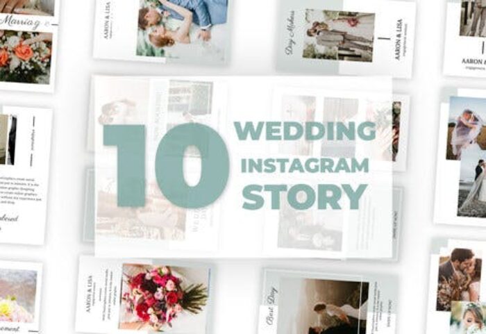 پروژه افتر افکت استوری اینستاگرام عروسی Wedding Instagram Story