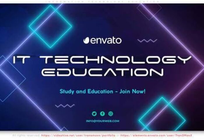 پروژه افتر افکت تبلیغات آموزشگاه کامپیوتر Information Technology Education