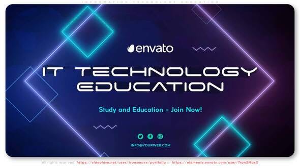 پروژه افتر افکت تبلیغات آموزشگاه کامپیوتر Information Technology Education پروژه افتر افکت تبلیغات آموزشگاه کامپیوتر Information Technology Education