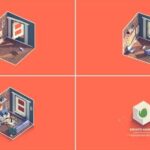 پروژه افتر افکت لوگو با موزیک 2021 آژانس املاک Real Estate Logo
