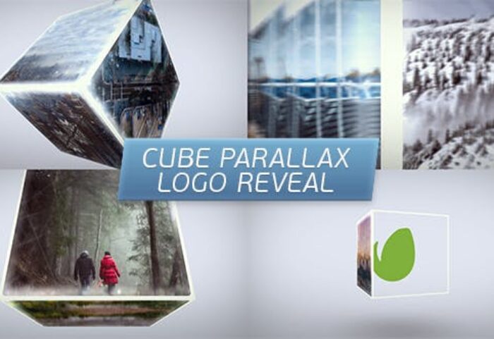 پروژه افتر افکت لوگو با موزیک 2021 افکت مکعب Cube Parallax Logo Reveal