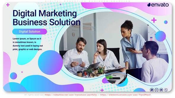 پروژه افتر افکت معرفی شرکت دیجیتال مارکتینگ Digital Marketing Business Solution پروژه افتر افکت معرفی شرکت دیجیتال مارکتینگ Digital Marketing Business Solution
