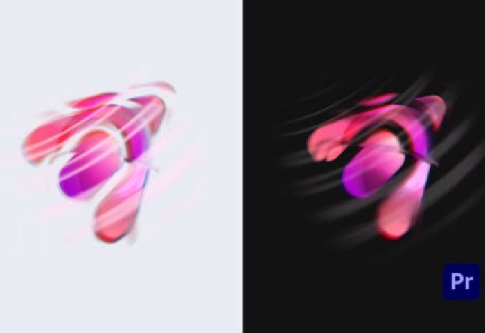 پروژه پریمیر لوگو افکت مایع با موزیک Liquid Glitch Logo for Premiere Pro