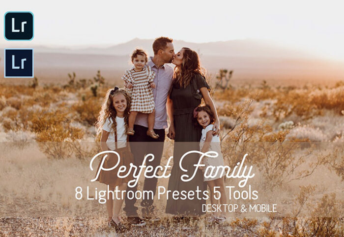 پکیج پریست لایت روم حرفه ای عکس خانوادگی Perfect Family Lightroom Presets