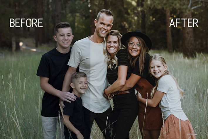 پکیج پریست لایت روم حرفه ای عکس خانوادگی Perfect Family Lightroom Presets پکیج پریست لایت روم حرفه ای عکس خانوادگی Perfect Family Lightroom Presets