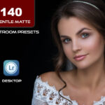140 پریست لایت روم و براش لایت روم 2021 حرفه ای Gentle Matte Lightroom Presets