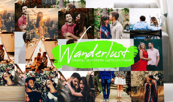 20 پریست لایت روم رنگی تم سفر عاشقانه Wanderlust Lightroom Presets