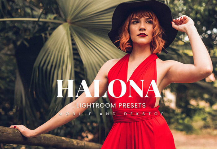 20 پریست لایت روم پرتره حرفه ای Halona Lightroom Presets