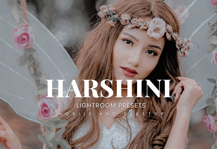 20 پریست لایت روم پرتره حرفه ای Harshini Lightroom Presets