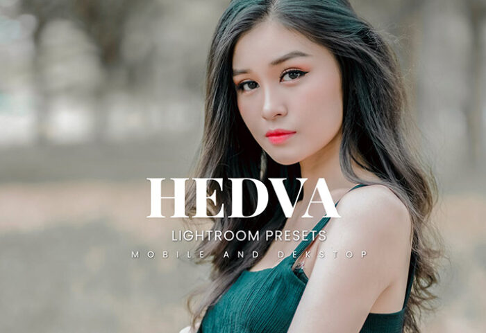20 پریست لایت روم پرتره حرفه ای Hedva Lightroom Presets