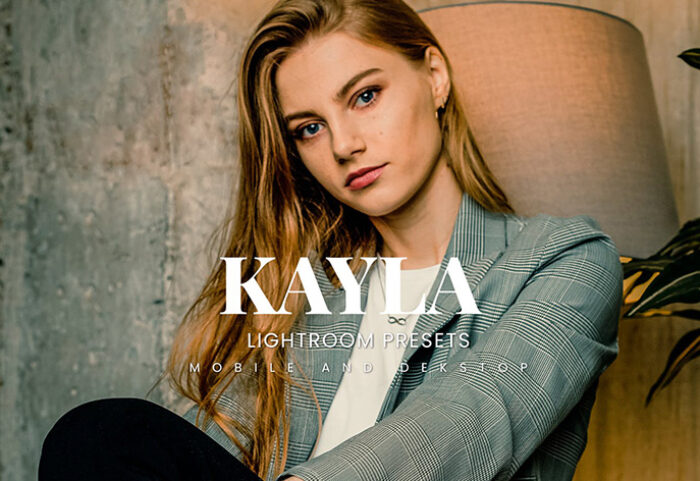 20 پریست لایت روم پرتره حرفه ای Kayla Lightroom Presets