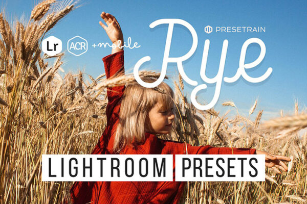 24 پریست لایت روم و پریست کمرا راو فتوشاپ تم گندمزار Rye Lightroom & ACR Presets
