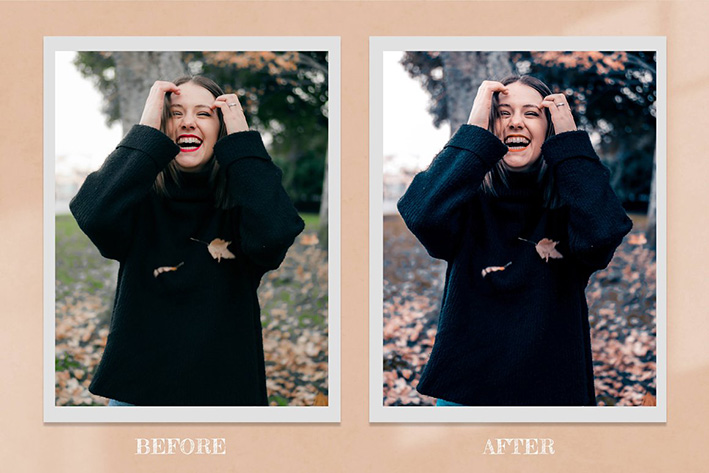 32 پریست لایت روم پاییزی فوق حرفه ای Fall In Mood Lightroom PS Presets