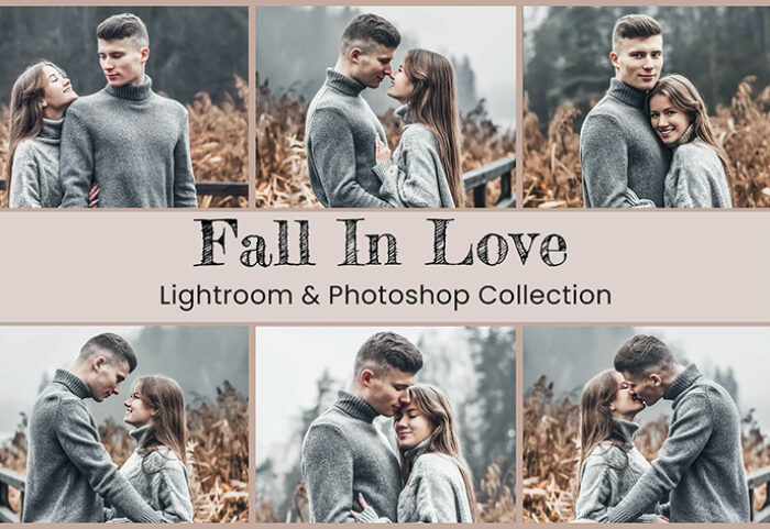 35 پریست لایت روم و کمرا راو تم پاییز عاشقانه Fall In Love Lightroom Ps LUT Preset
