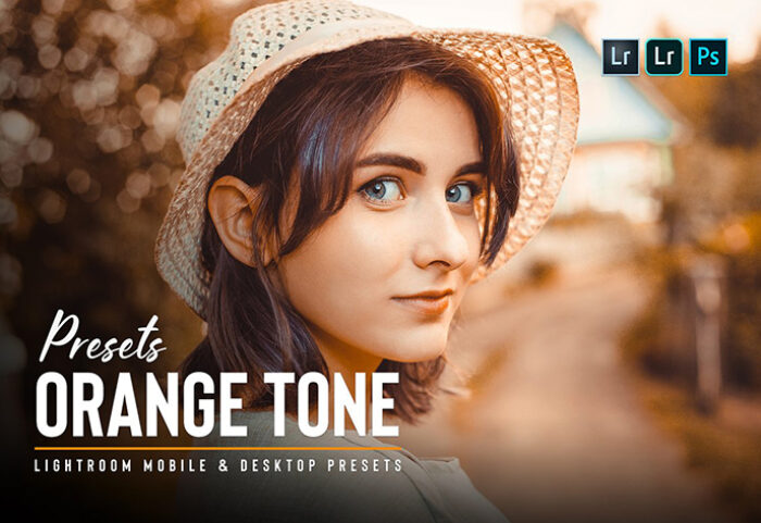 39 پریست لایت روم و کمرا راو فوق حرفه ای تم نارنجی ORANGE tone Lightroom presets