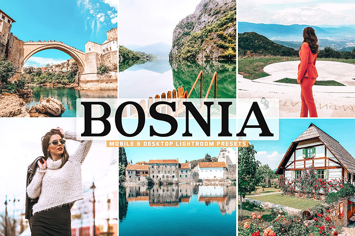 40 پریست لایت روم و پریست کمرا راو و اکشن فتوشاپ بوسنی Bosnia Lightroom Presets 40 پریست لایت روم و پریست کمرا راو و اکشن فتوشاپ بوسنی Bosnia Lightroom Presets