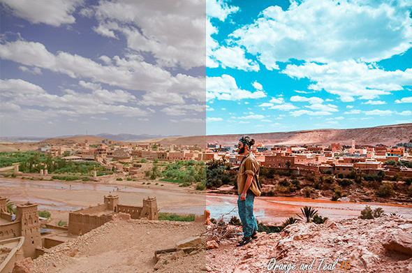60 پریست لایت روم حرفه ای تناژ آبی نارنجی Orange Teal Lightroom Preset 60 پریست لایت روم حرفه ای تناژ آبی نارنجی Orange Teal Lightroom Preset