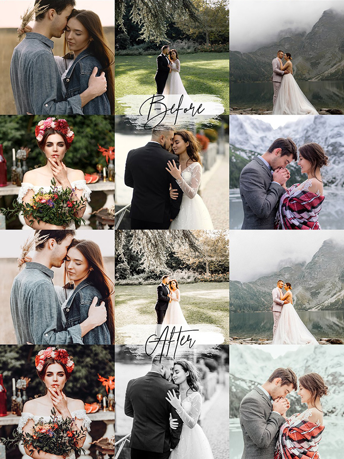63 پریست لایت روم عروسی آپدیت 2021 حرفه ای Weddings Lightroom Presets Pack 63 پریست لایت روم عروسی آپدیت 2021 حرفه ای Weddings Lightroom Presets Pack