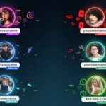 تایتل آماده پریمیر پرو زیر نویس شبکه های اجتماعی Social Media Lower Thirds